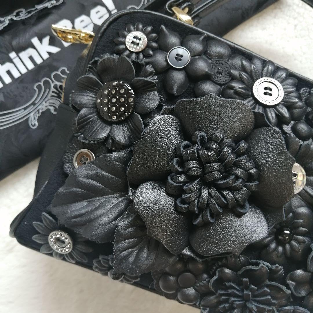 ⭐️極美品⭐️ シンクビー プライムメモリー 2WAY バッグ 花 ブラック Amazon.co.jp: シンクビー プライムメモリーバッグ ショルダーバッグ